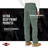 TRU-SPEC 24-7 Original Tactical Pants for Men - Water-Resistant Cargo Work Pants with Concealed Carry and Knee Pad Openings