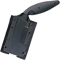 KA-BAR 2491 Tdi Pocket Strike Black Hard Plastic Sheath, Black Clip, Straight Edge Sheath + Enforcement Knife