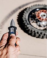 Kershaw Kapsule EDC Pocket Knife, 1.9" Spear Point Blade, Manual Opening, Sliding Button Lock,Black