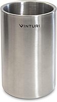 Vinturi V9073 Stainless Steel Double Walled Wine and Champagne Cooler No Ice Required, Silver, Medium