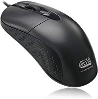 iMouse W4 Waterproof Wired Optical Mouse 1000 DPI USB Computer Mouse for Windows Mac IP66 Water Resistant Design