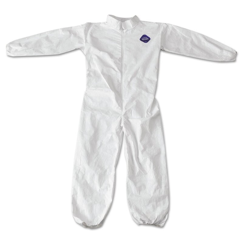 Tyvek 400 Coveralls with Elastic Wrists & Ankles by DuPont