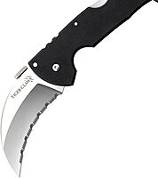 Cold Steel Tiger Claw Hawkbill Folding Knife with S35VN and G-10 Handle