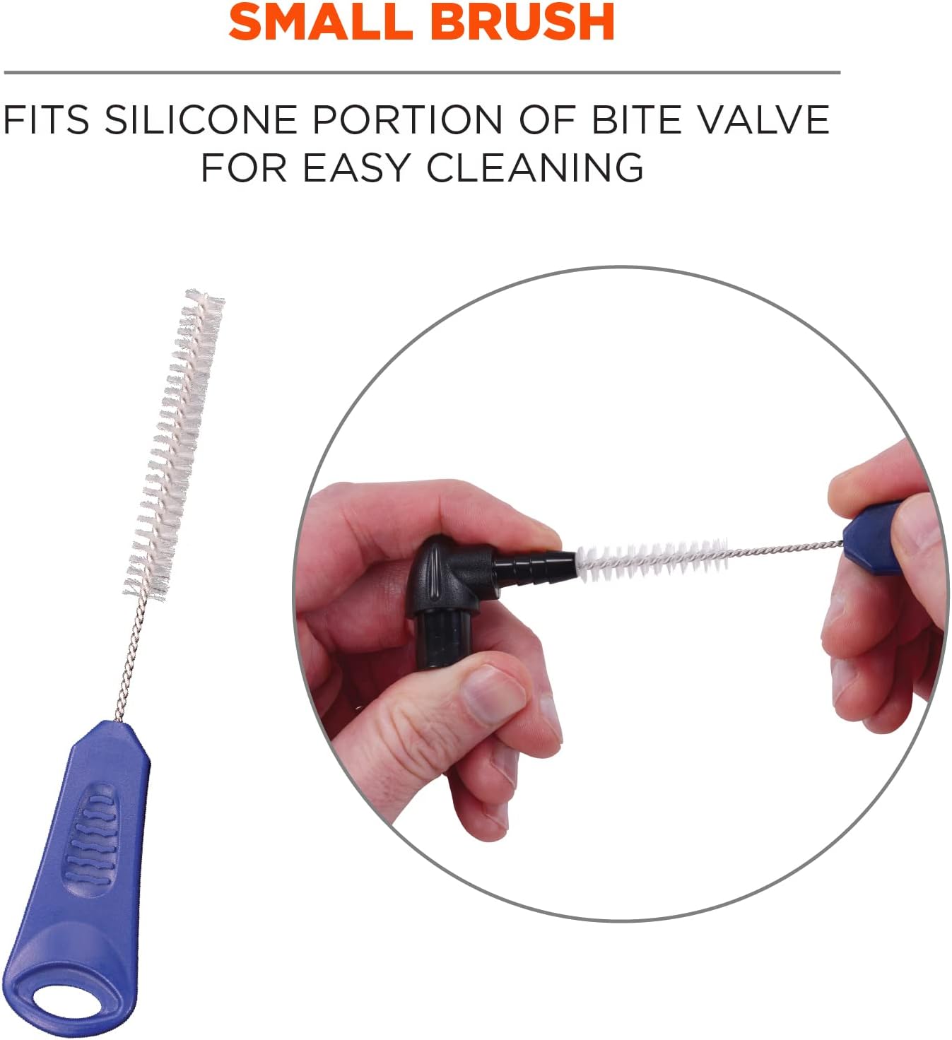 Chill-Its 5159 Hydration Pack Cleaning Kit, Bladder, Tube/Bite-Valve Cleaning Brushes, Drying Rack