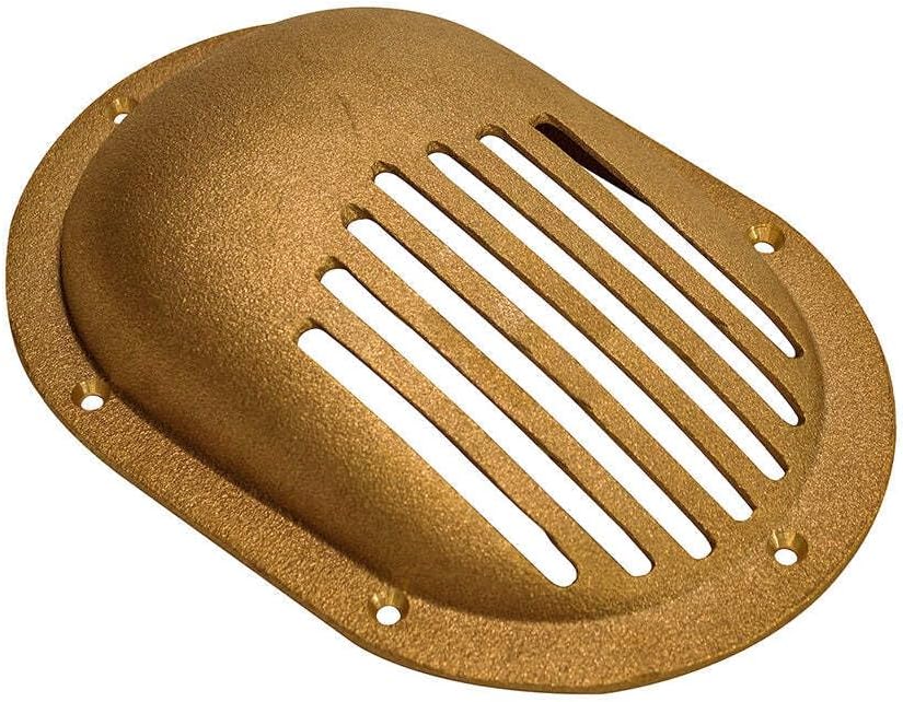 GROCO Bronze Clam Shell Style Hull Strainer w/Mount Ring f/Up To 1-1/2" Thru Hull