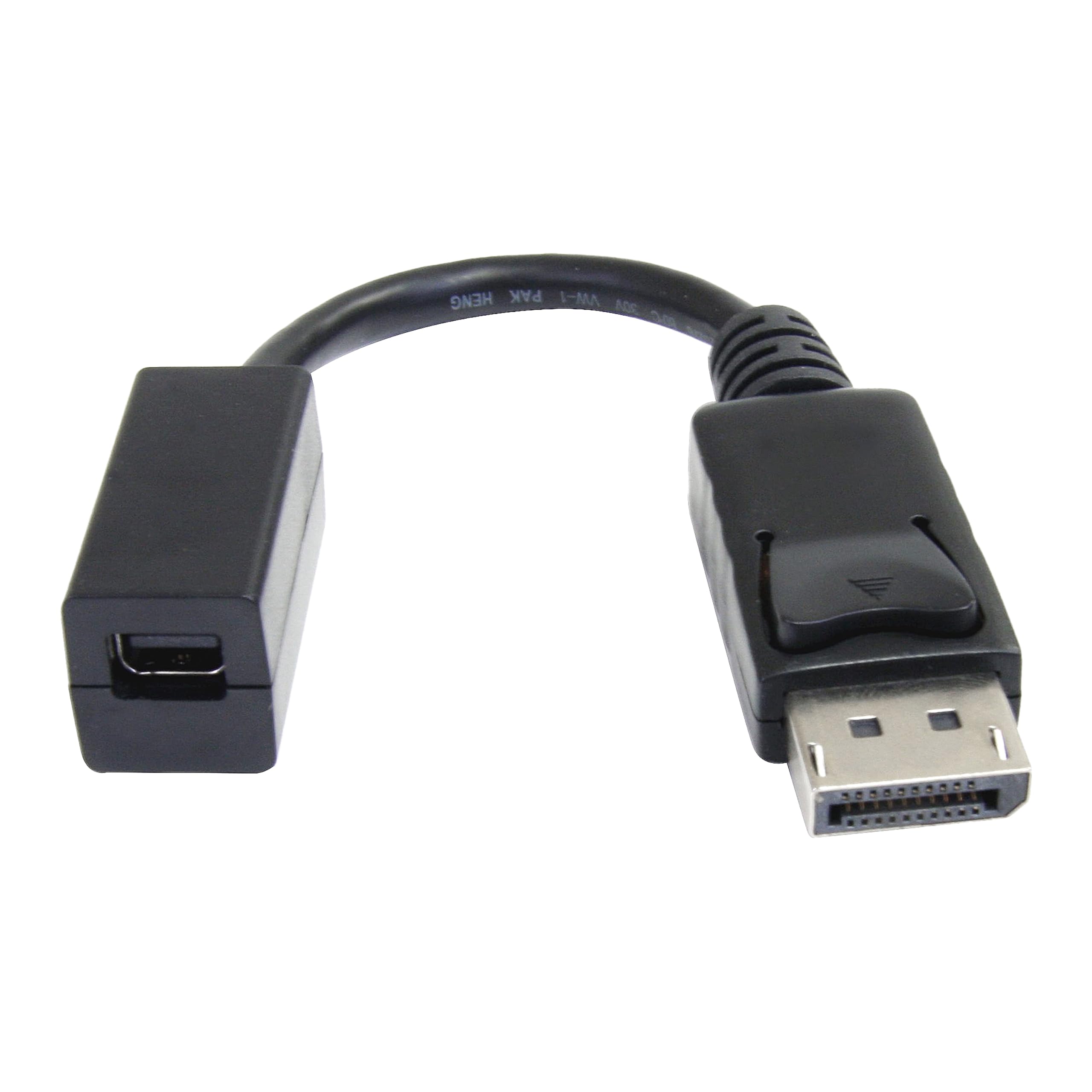 StarTech.com 6in (15cm) DisplayPort to Mini DisplayPort Adapter, 4K Video, DP to mDP Converter (Not compatible w/Thunderbolt)