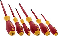 Wiha Insulated 6-Piece Screwdriver Set - Phillips & Slotted