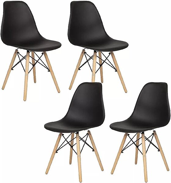 Sillas Ergonómicas para sala de espera 4 pcs