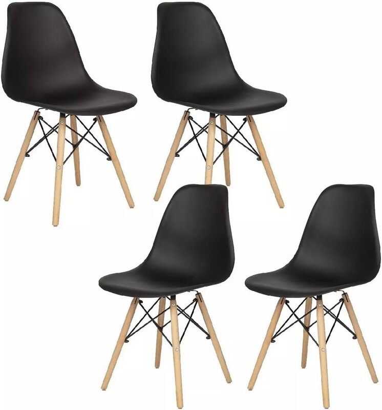 Sillas Ergonómicas para sala de espera 4 pcs
