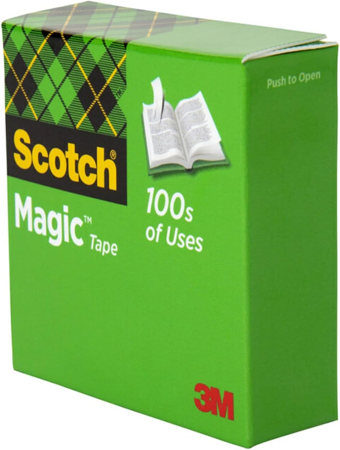 Scotch Magic Tape with Scotch Desktop Dispenser, 6 Rolls of 3/4" x 1000" Each Plus 1 Desktop Tape Dispenser