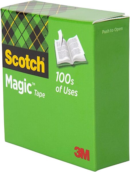 Scotch Tape Refill, 1in x 1296in, Matte Clear, Pack of 1 roll