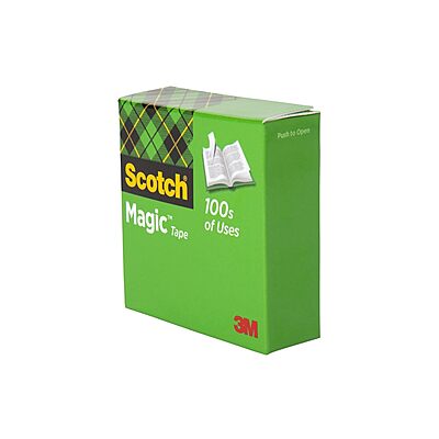SCOTCH Magic Tape, 3/4 in x 1000 in Matte Invisible