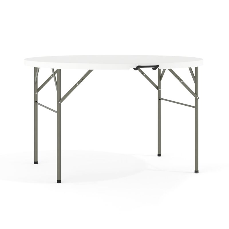 Flash Furniture Round Bi-Fold Plastic Banquet And Event Folding Table