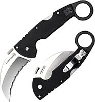 Cold Steel Tiger Claw Hawkbill Folding Knife with S35VN and G-10 Handle