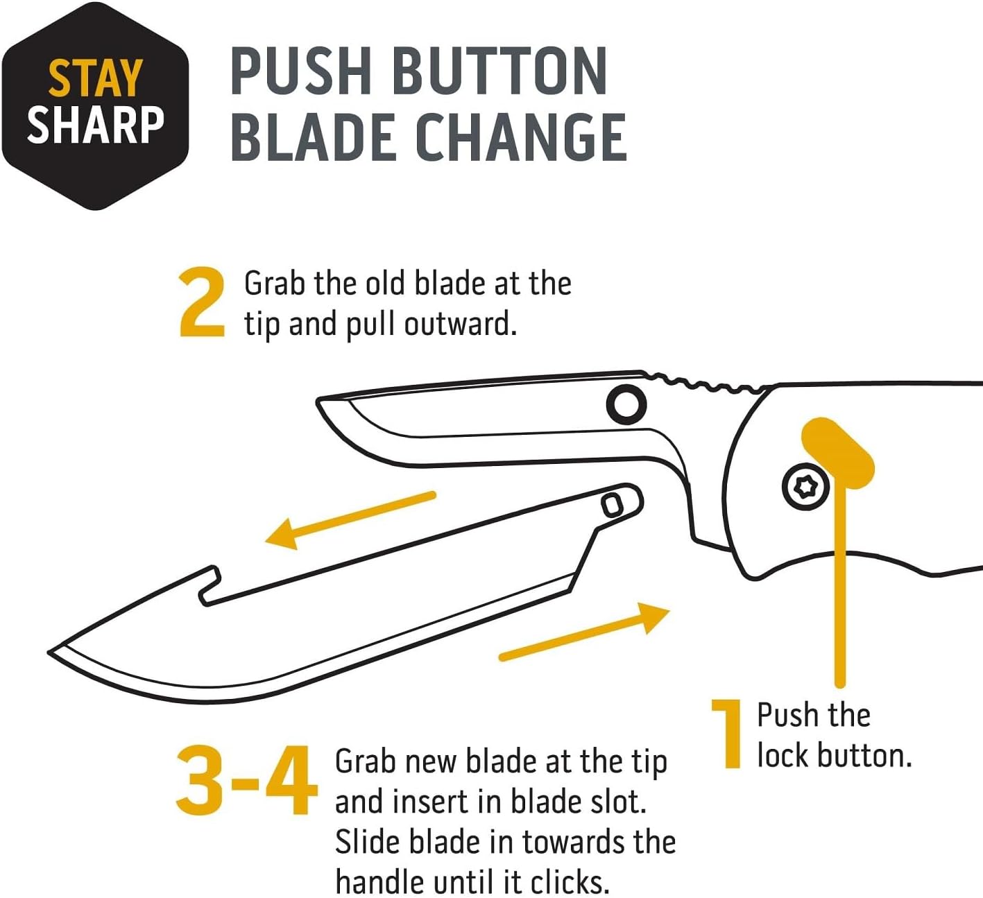 OUTDOOR EDGE 2.5" Replacement Blades (Blade Code 250)