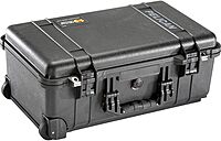 Pelican 1510SC Polycarbonate Studio Case, Black with Padded Yellow Foam Dividers