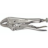 IRWIN VISE-GRIP Locking Pliers with Wire Cutter, 5-Inch, Curved Jaw (902L3) 1