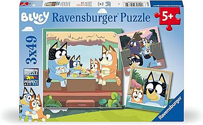 Bluey 49 Piece Jigsaw Puzzle 3 Pack