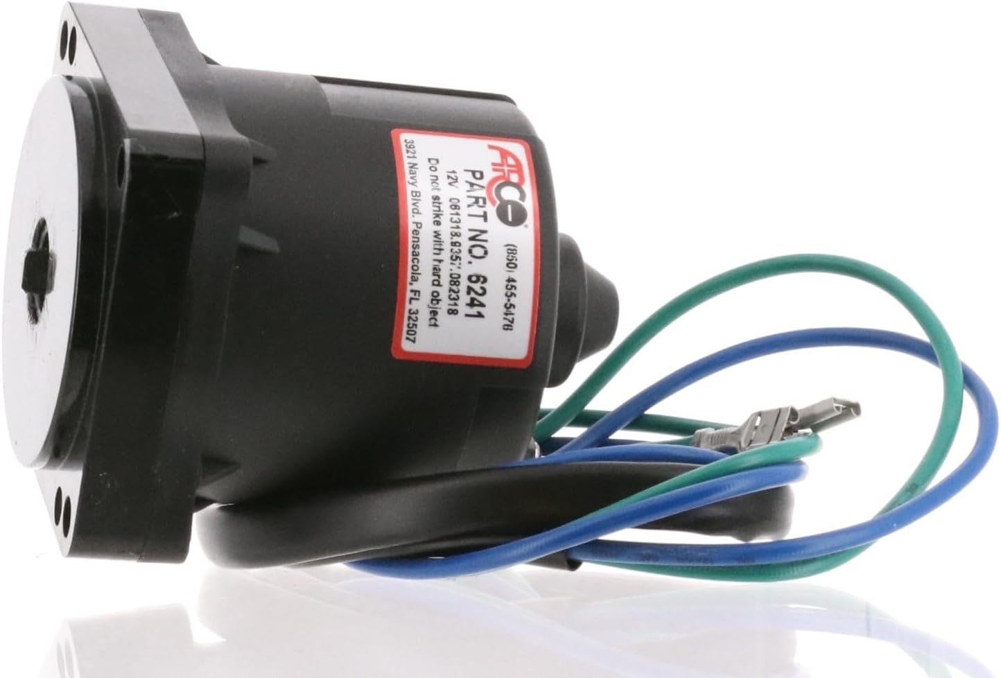 Arco 6241 Tilt Trim Motor for BRP-OMC 60, 70, 90, 115, 150, 175, 2000 (1991+), 120 (1991-1994), 50 3-Cyl (1995+), 60