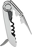 Vinturi All-In-One Waiter's Corkscrew Bottle Opener and Foil Cutter, Silver