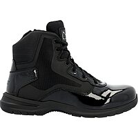 ROCKY Cadet 6" Black Side Zip Public Service Boot
