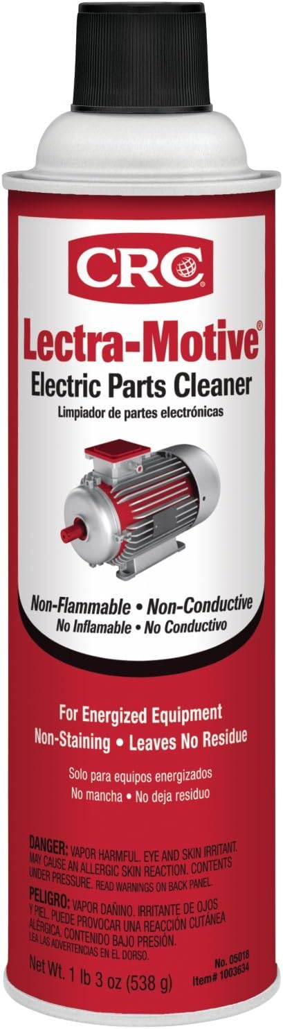 CRC 05018 Lectra-Motive Electric Parts Cleaner - 19 Wt Oz. 19 Ounce (Pack of 1)