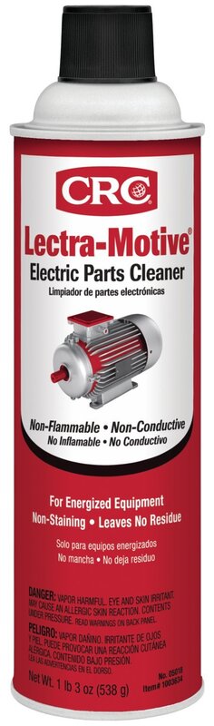CRC 05018 Lectra-Motive Electric Parts Cleaner - 19 Wt Oz. 19 Ounce (Pack of 1)