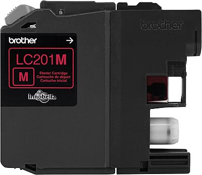 Brother LC201 Cyan, Magenta, Yellow Ink Cartridges, Pack Of 3, LC2013PKS