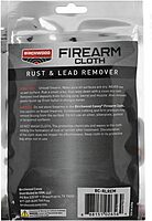 BIRCHWOOD CASEY Rust & Lead Remover for Gun | Durable Effective Treated Tan 11"x14" Gun Cleaning Cloth for Removing Lead