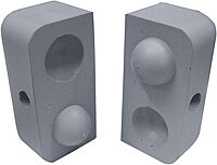 Dock Edge Dockap Premium Foam Profile Large 2" Cap - Putty