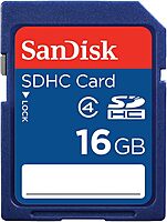 SanDisk 16GB SDHC Memory Card Class 4 SDSDB-016G-A46