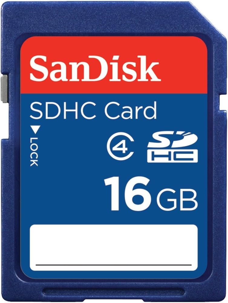 SanDisk 16GB SDHC Memory Card Class 4 SDSDB-016G-A46