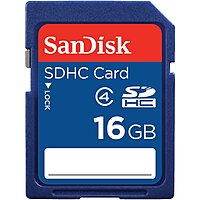 SanDisk 16GB SDHC Memory Card Class 4 SDSDB-016G-A46