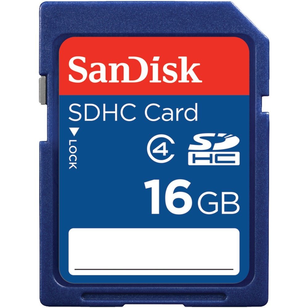 SanDisk 16GB SDHC Memory Card Class 4 SDSDB-016G-A46