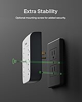 Belkin 6-Outlet Wall Surge Protector w/ 2 USB-A Ports, Wall-Mountable - 900 Joules