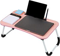 Mind Reader Lap Desk Laptop Stand Bed Tray Folding Legs Portable MDF