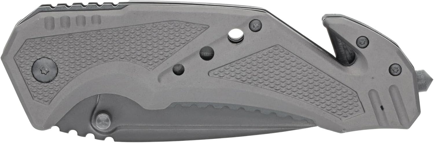 Smith & Wesson M&P SWMP11G 8.9in High Carbon S.S. Folding Knife with 3.8in Tanto Point Blade and Aluminum Handle for Outdoor