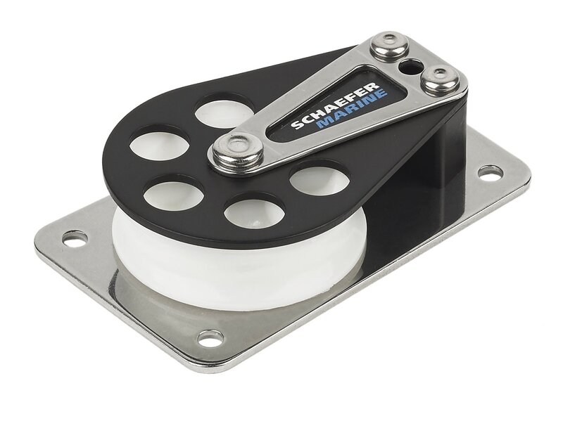 Schaefer Series 5 Flat Base/Alum Cheek/Delrin Sheave