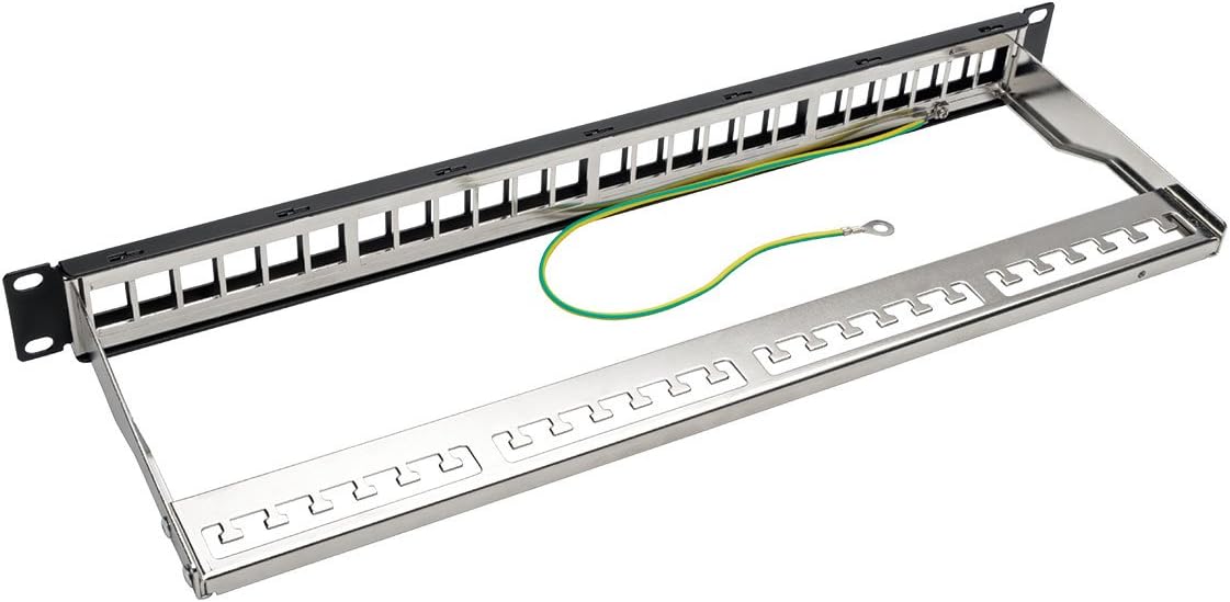 Tripp Lite 1U Rack-Mount Blank Keystone/Multimedia Patch Panel