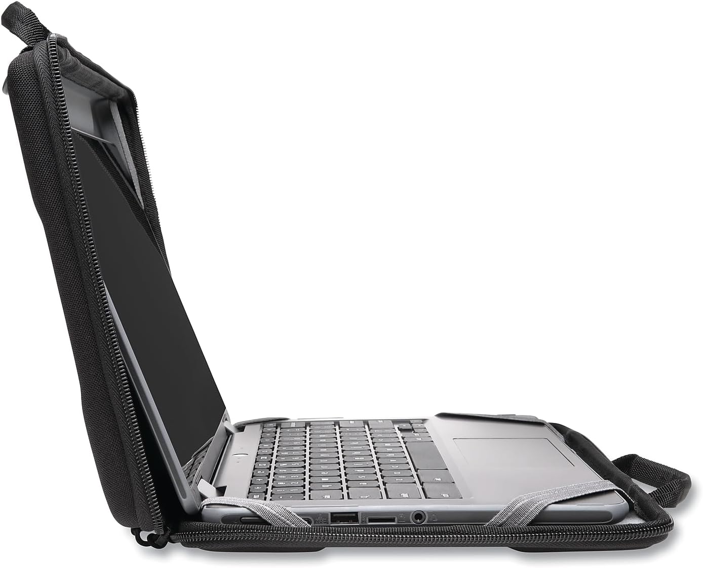 Kensington LS520 Stay-On Laptop Case for 11.6" Chromebooks & Laptops, Water-Resistant, Black