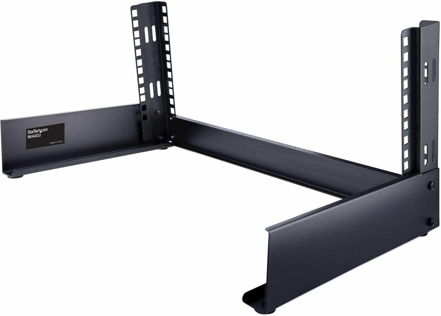 StarTech.com 2-Post 4U Desktop Server Rack, Small Open Frame 19in Computer Rack