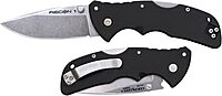 Cold Steel Mini Recon 1 3" AUS10A Folding Knife with 4" GFN Handle & Tri-Ad Lock