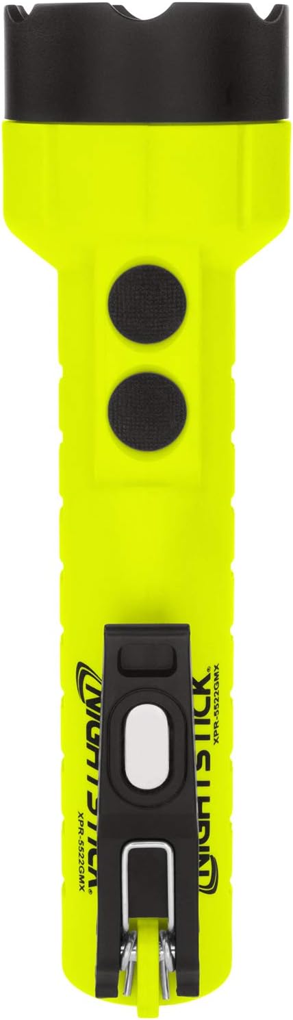 Nightstick XPR-5522GMX Intrinsically Safe Dual-Light Flashlight w/Magnets-Rechargeable-Green-UL913 / ATEX, Multicolor