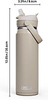 CAMELBAK Thrive Flip Straw Insulated Stainless Steel Water Bottle