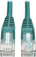 Tripp Lite Cat5e 350MHz Snagless Molded Patch Cable (RJ45 M/M) - Green, 7-ft.