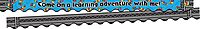 Barker Creek Double-Sided Scalloped Edge Border 2-Pack, A Learning Adventure, Trim Out Bulletin Boards and Create Colorful Displays with 78' of Designer Double-Sided Border, 2.25" x 78' (3701)