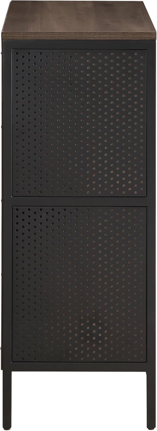 OSP Home Furnishings Ace Contemporary Modern Storage Bookcase