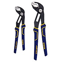 IRWIN Tools VISE-GRIP GrooveLock Pliers Set, V-Jaw, 2 Piece, 2078709 Regular Pliers Set