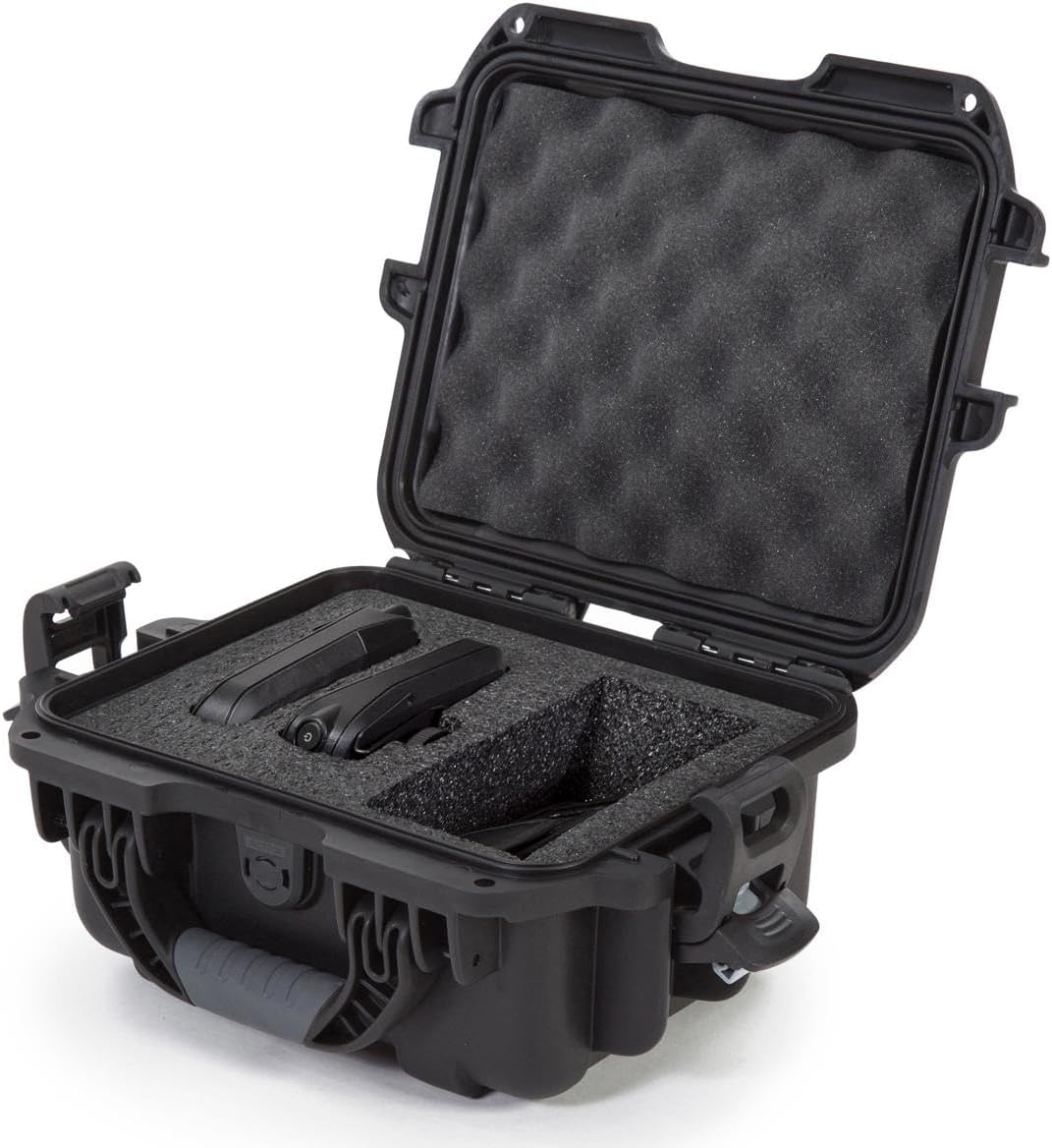 Nanuk 905 Waterproof Hard Case with Foam Insert - Black Cubed Foam Black