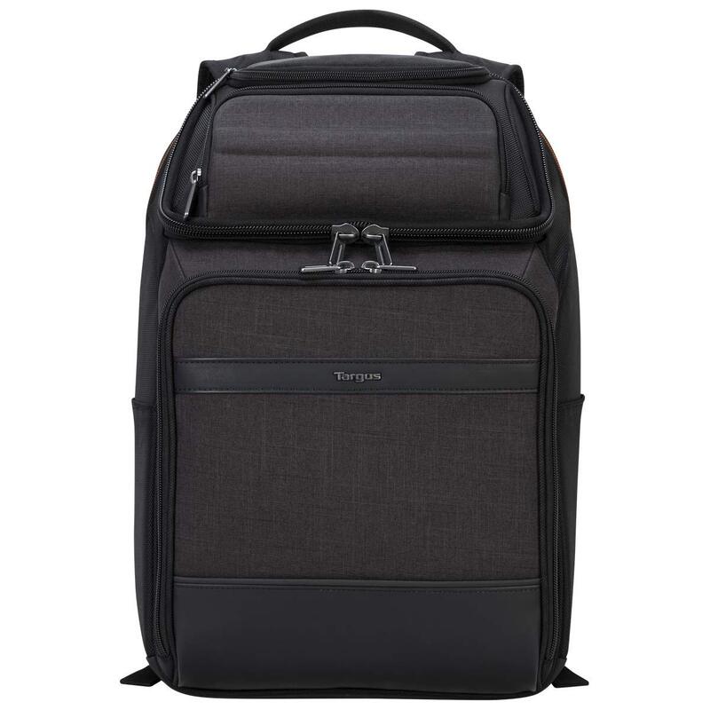 Targus CitySmart EVA Pro Travel Business Commuter and Checkpoint-Friendly Backpack with Protective Sleeve for 15.6-Inch Laptop, Gray (TSB895) Pro Backpack